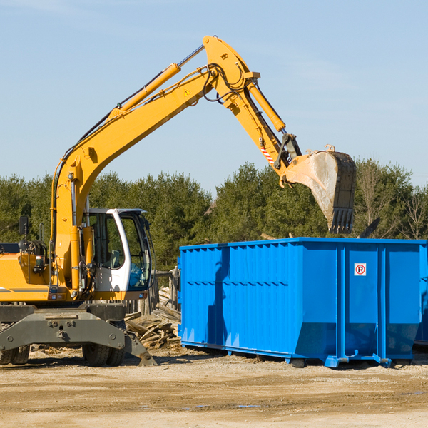 what happens if the residential dumpster is damaged or stolen during rental in Haynesville